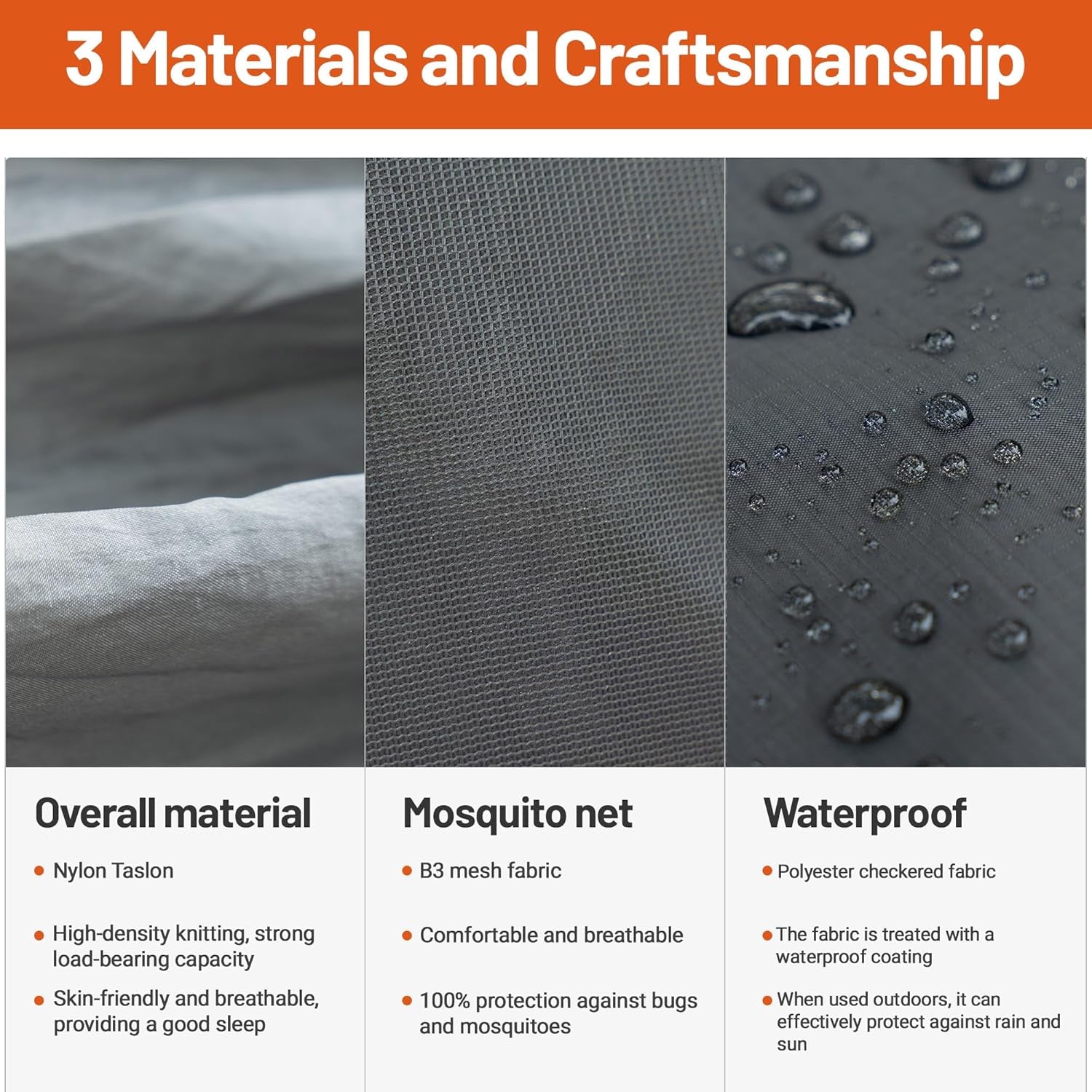 Himalaya Camping Hammock with Rain Fly Tarp & Mosquito Net, Portable Camping Hammock for Adults, Waterproof, Lightweight, Backpacking, Travel & Survival, Outdoor & Indoor Yard