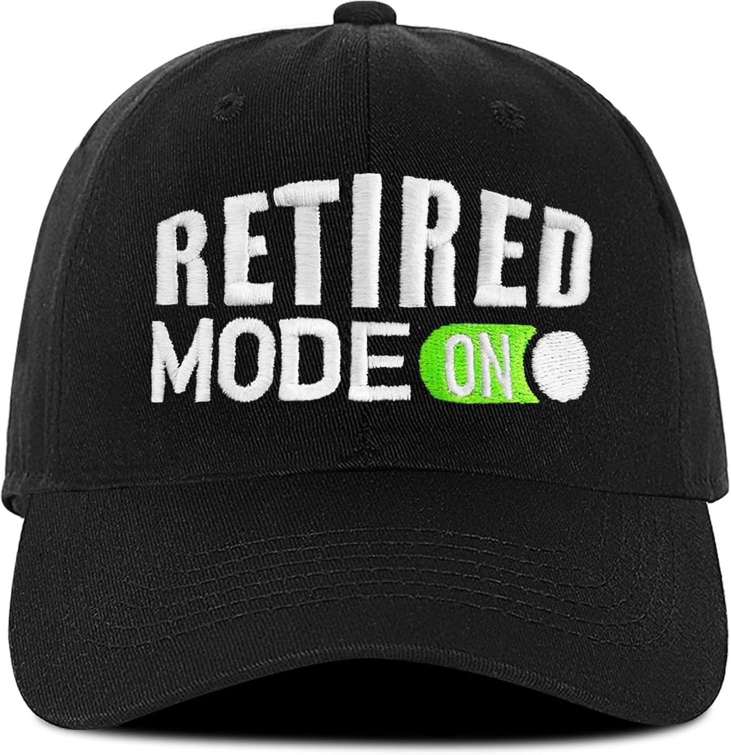 Embroidered Retired Hat, Retirement Gifts, Adjustable Cotton Breathable Colorful Baseball Cap