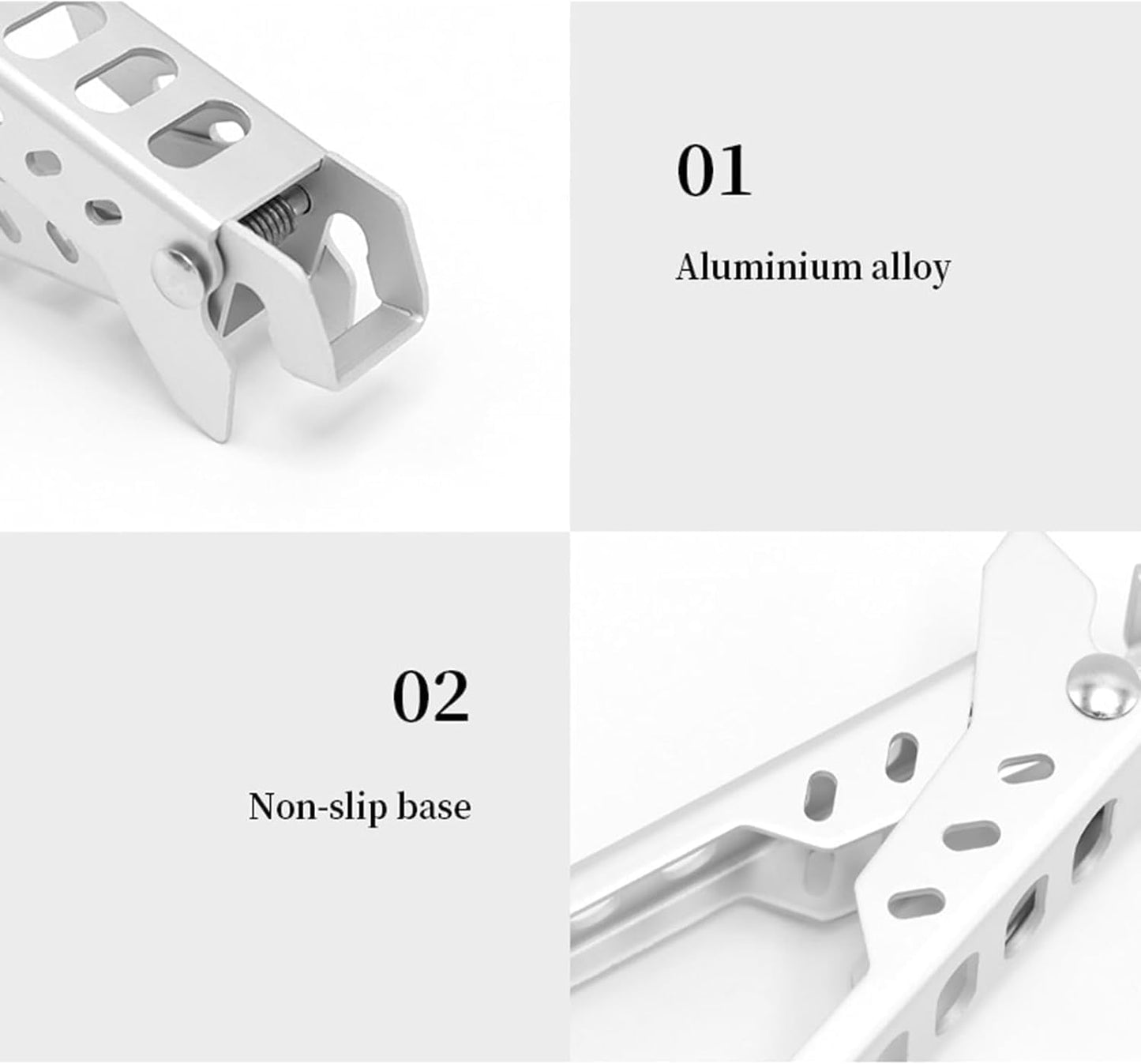 Silver Aluminum Alloy Bowl Grippers Camp Grippers Hot Pot Clip Tableware Cookware Holder Lifter Clamps for Hiking Backpacking Hot Pot Grippers Tool Tongs Grippers for Kitchen Hot Pan Grippers Hot