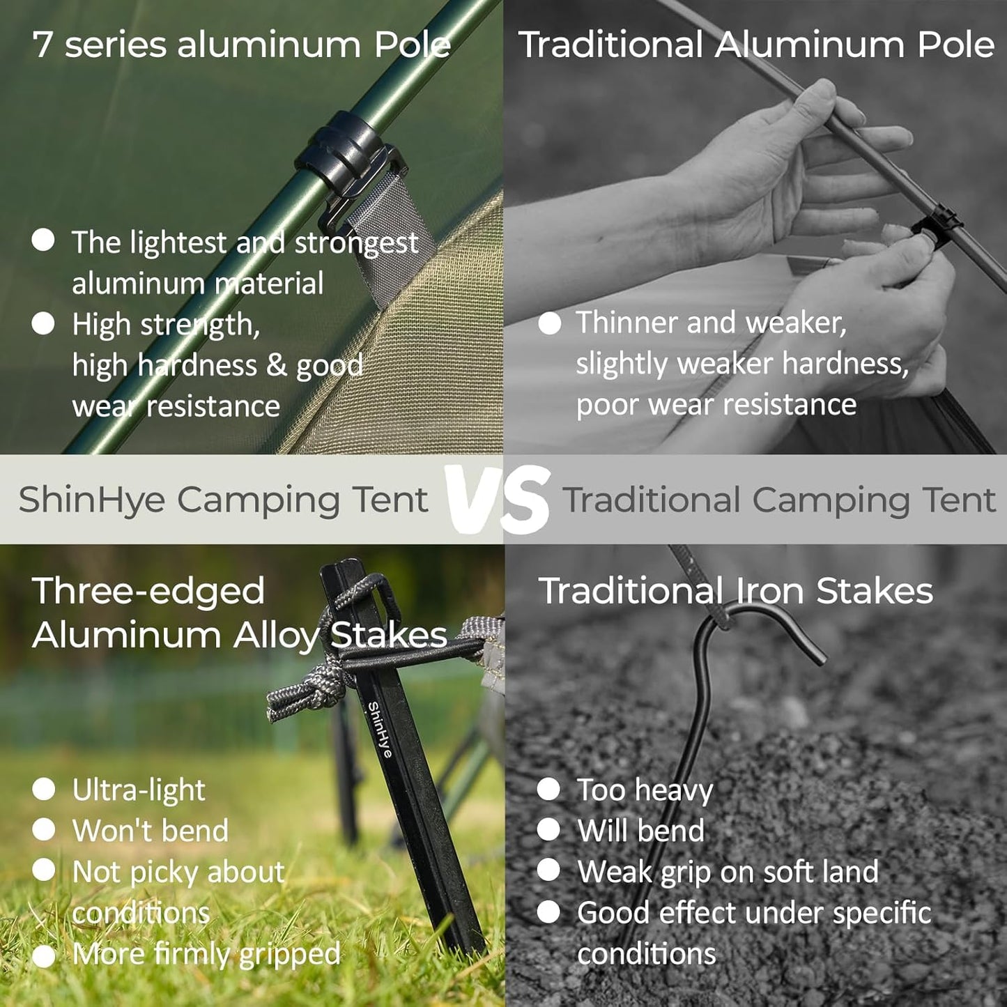 1/2 Person Backpacking Tent for 4 Season, Winter Ultralight Extreme Cold Weather Tents for Camping Easy Setup Waterproof Double Layer Tent for Family Outdoor Hiking Mountaineering