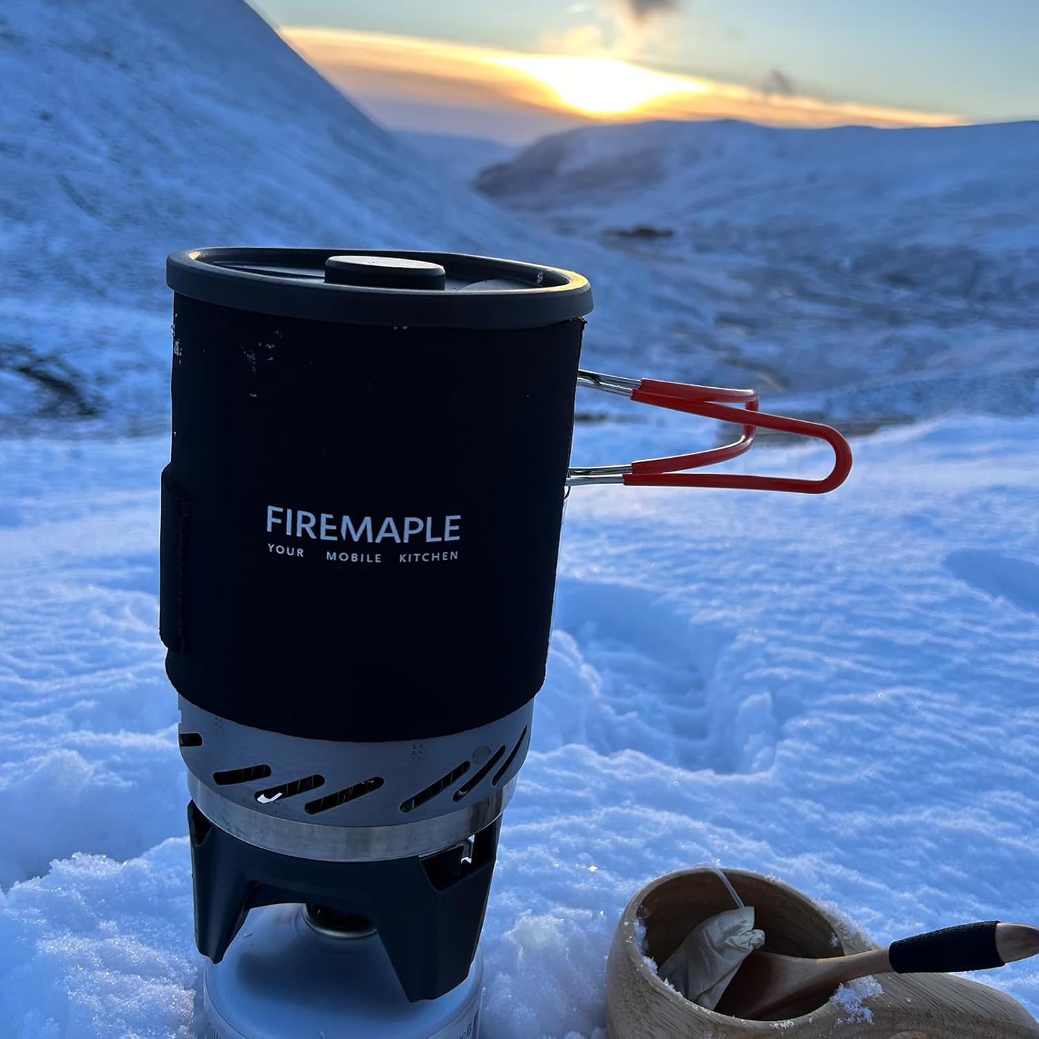 "Fixed Star 1" Backpacking and Camping Stove System | Outdoor Propane Cooking Gear | Portable Pot/Jet Burner Set | Ideal for Hiking, Trekking, Fishing, Hunting Trips and Emergency Use