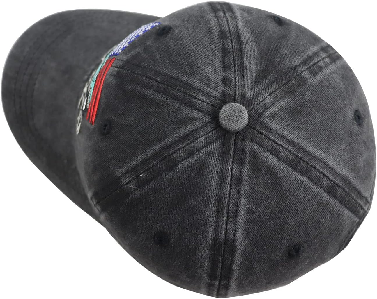 American Flag Car Hat for Men, Funny Adjustable Washed Cotton Embroidered USA Mountain Offroad Cars Hat