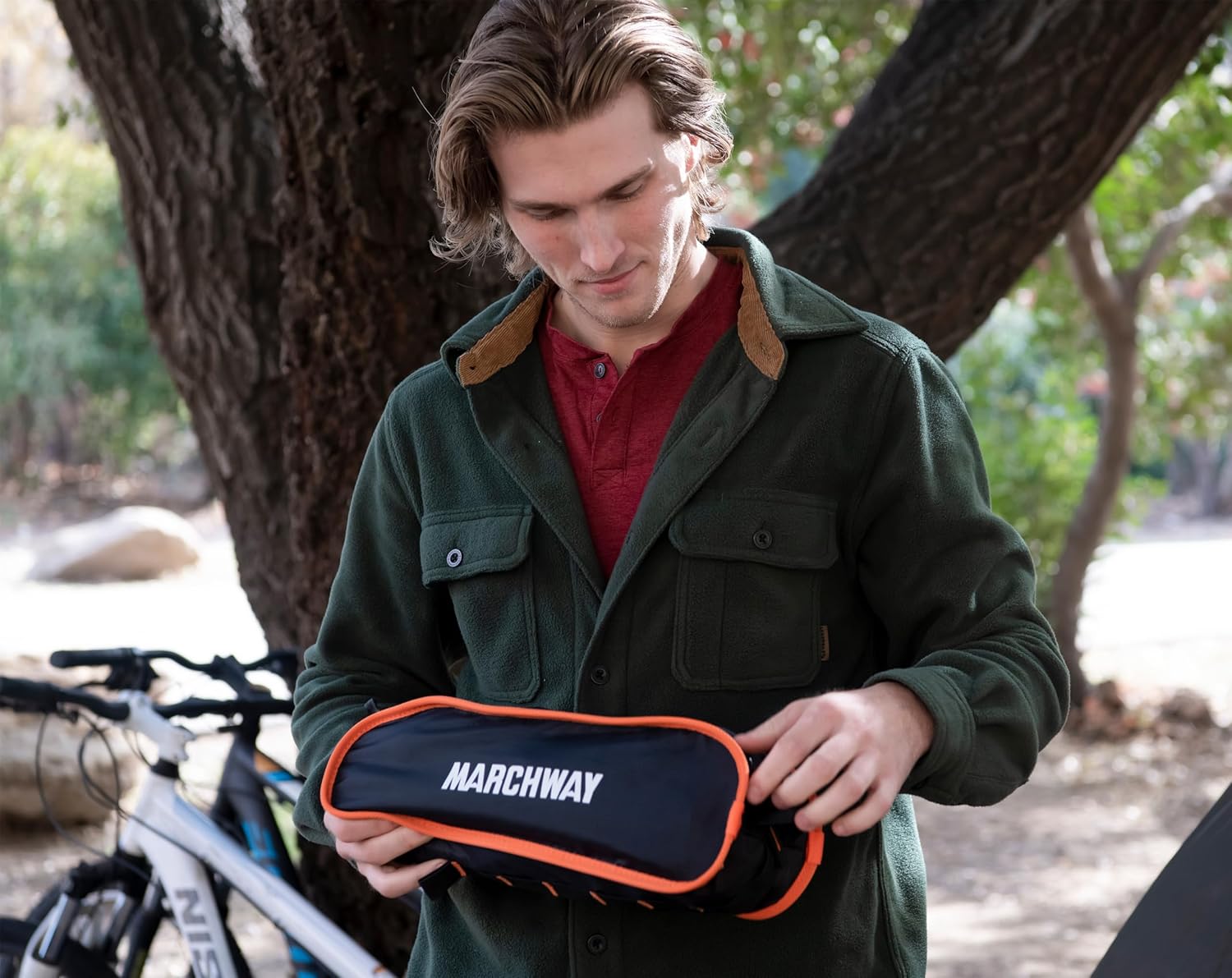 Ultralight Folding Camping Chair, Heavy Duty Portable Compact for Outdoor Camp, Travel, Beach, Picnic, Festival, Hiking, Lightweight Backpacking (Orange)