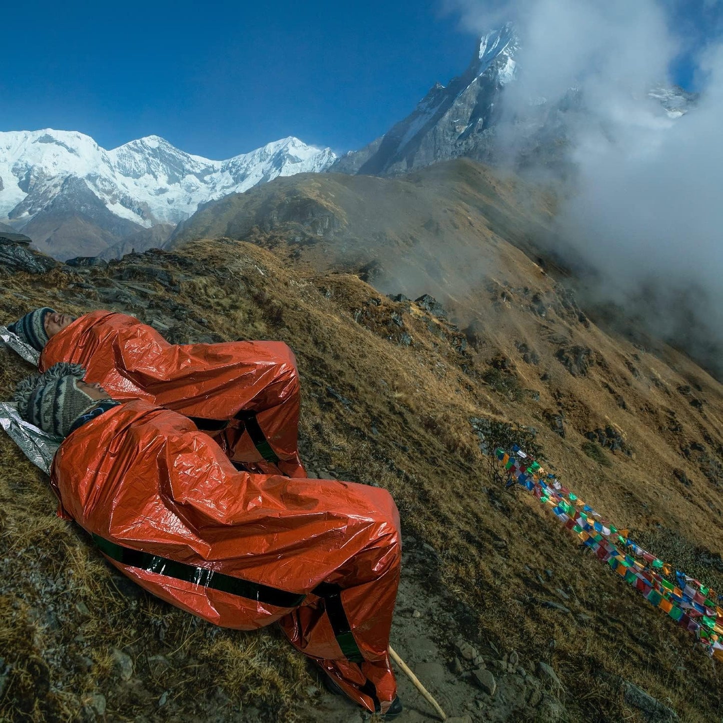 Emergency Sleeping Bags 2 Pack | Portable Emergency Blanket Survival Gear