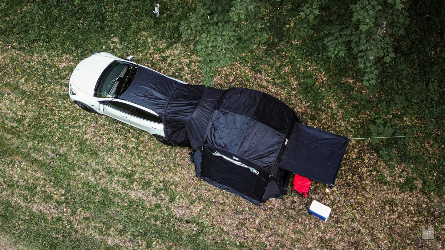 .Com Camping Tent Gen 2 for Tesla Model Y – the Ultimate Camping Experience!