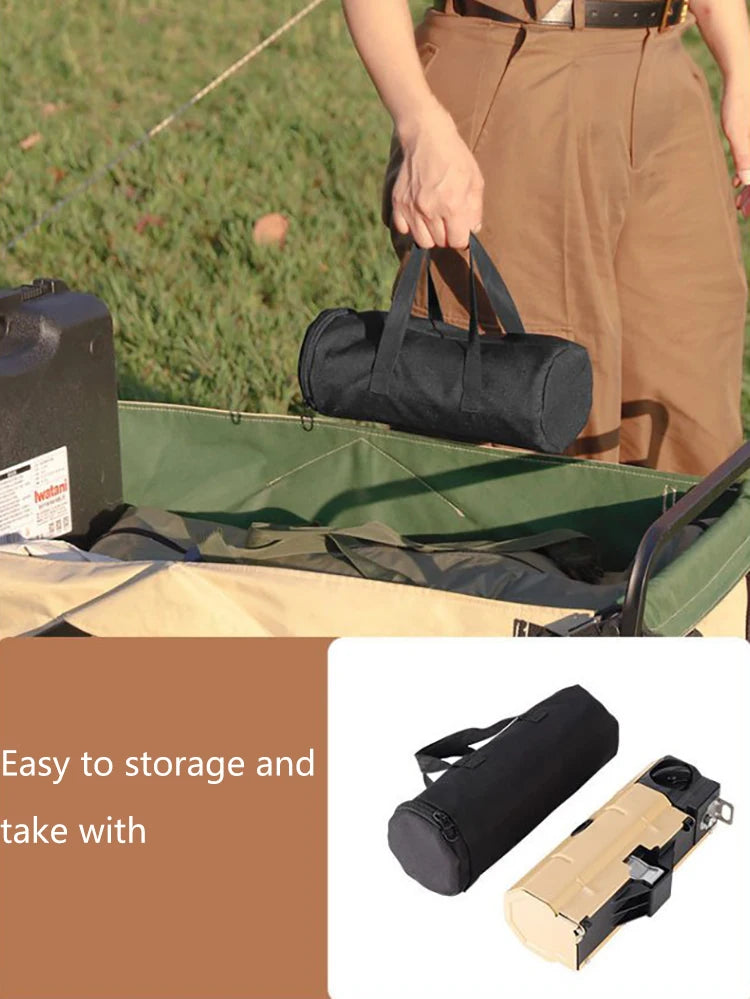 TARKA Camping Cassette Stove Outdoor Folding Gas Burner 2600w Fire Furnace Kitchen Cookware Suitable For Toursit Hiking Picnic