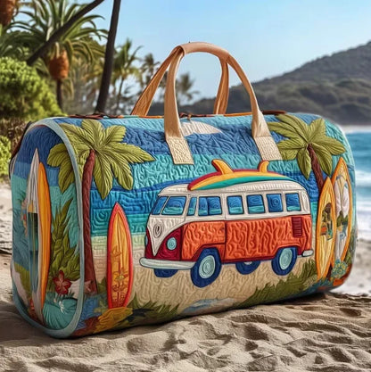 Quilted Outdoor Camping Travel Bag – Sport, Hiking, Beach & Training Tote, Personalized Custom Handbag