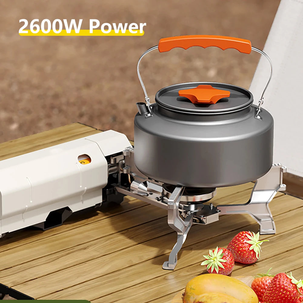 TARKA Camping Cassette Stove Outdoor Folding Gas Burner 2600w Fire Furnace Kitchen Cookware Suitable For Toursit Hiking Picnic