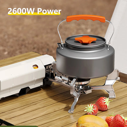 TARKA Camping Cassette Stove Outdoor Folding Gas Burner 2600w Fire Furnace Kitchen Cookware Suitable For Toursit Hiking Picnic