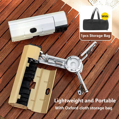 TARKA Camping Cassette Stove Outdoor Folding Gas Burner 2600w Fire Furnace Kitchen Cookware Suitable For Toursit Hiking Picnic