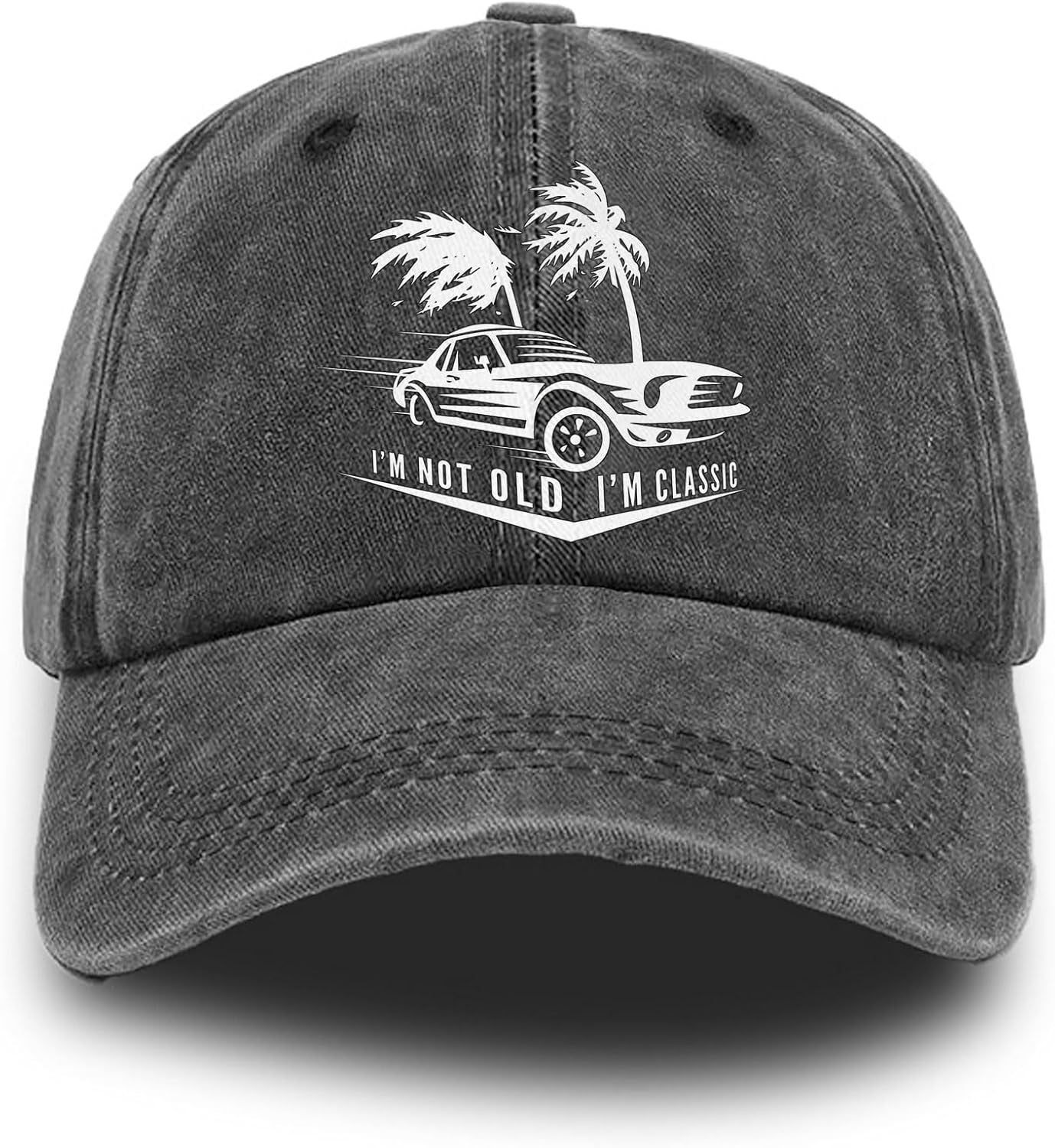 Cute Dog Mom Hat Adjustable Baseball Cap for Women Plain Unconstructed Washed Mother Ball Cap Vintage Distressed