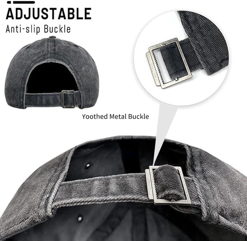 Cute Dog Mom Hat Adjustable Baseball Cap for Women Plain Unconstructed Washed Mother Ball Cap Vintage Distressed