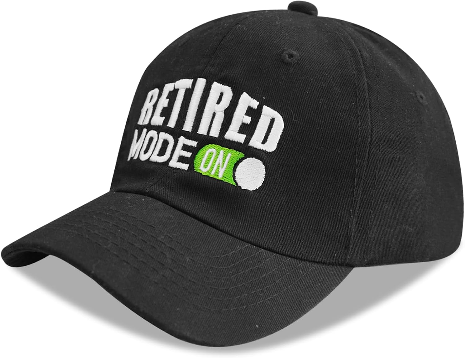 Embroidered Retired Hat, Retirement Gifts, Adjustable Cotton Breathable Colorful Baseball Cap